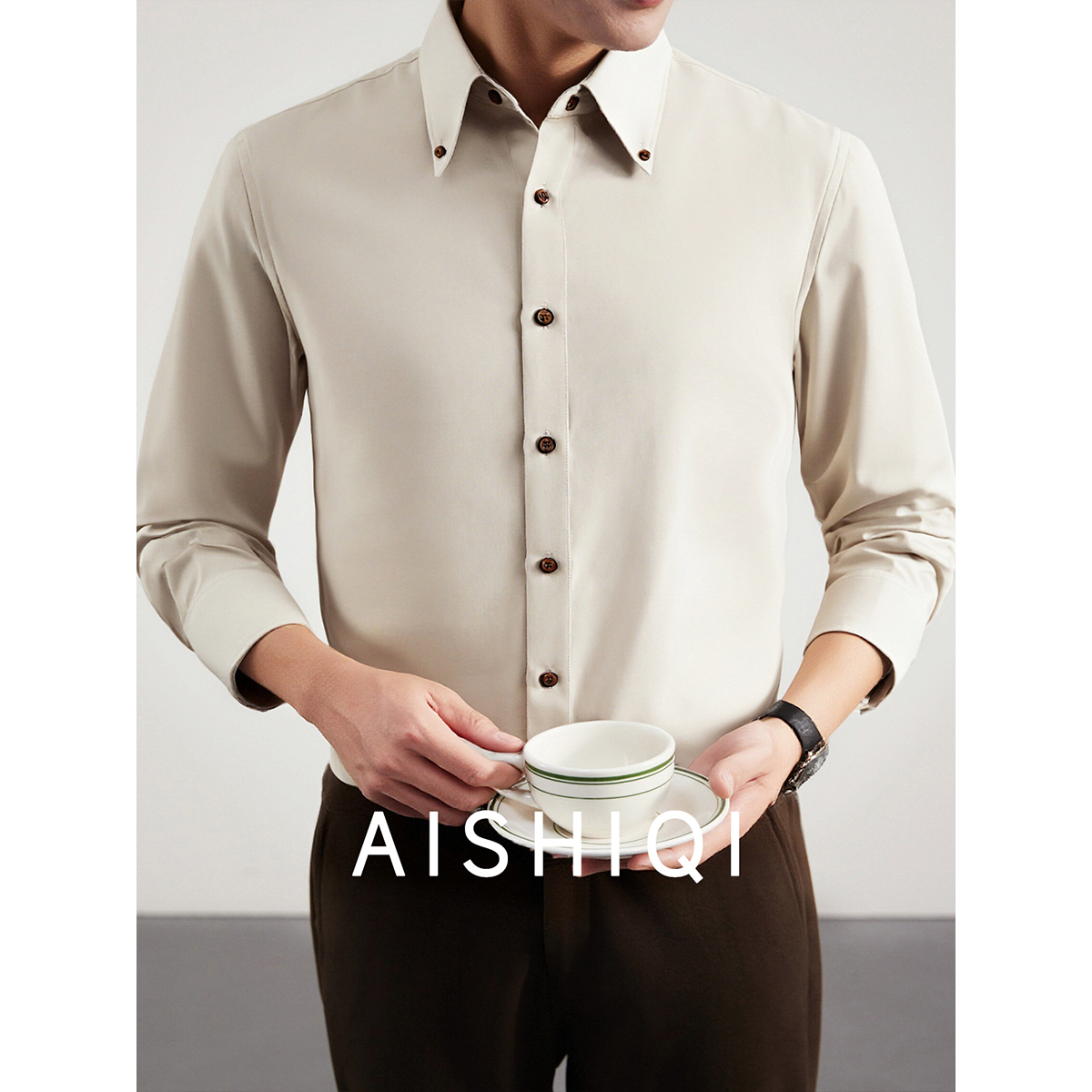 长袖秋冬季新款品牌白衬衣