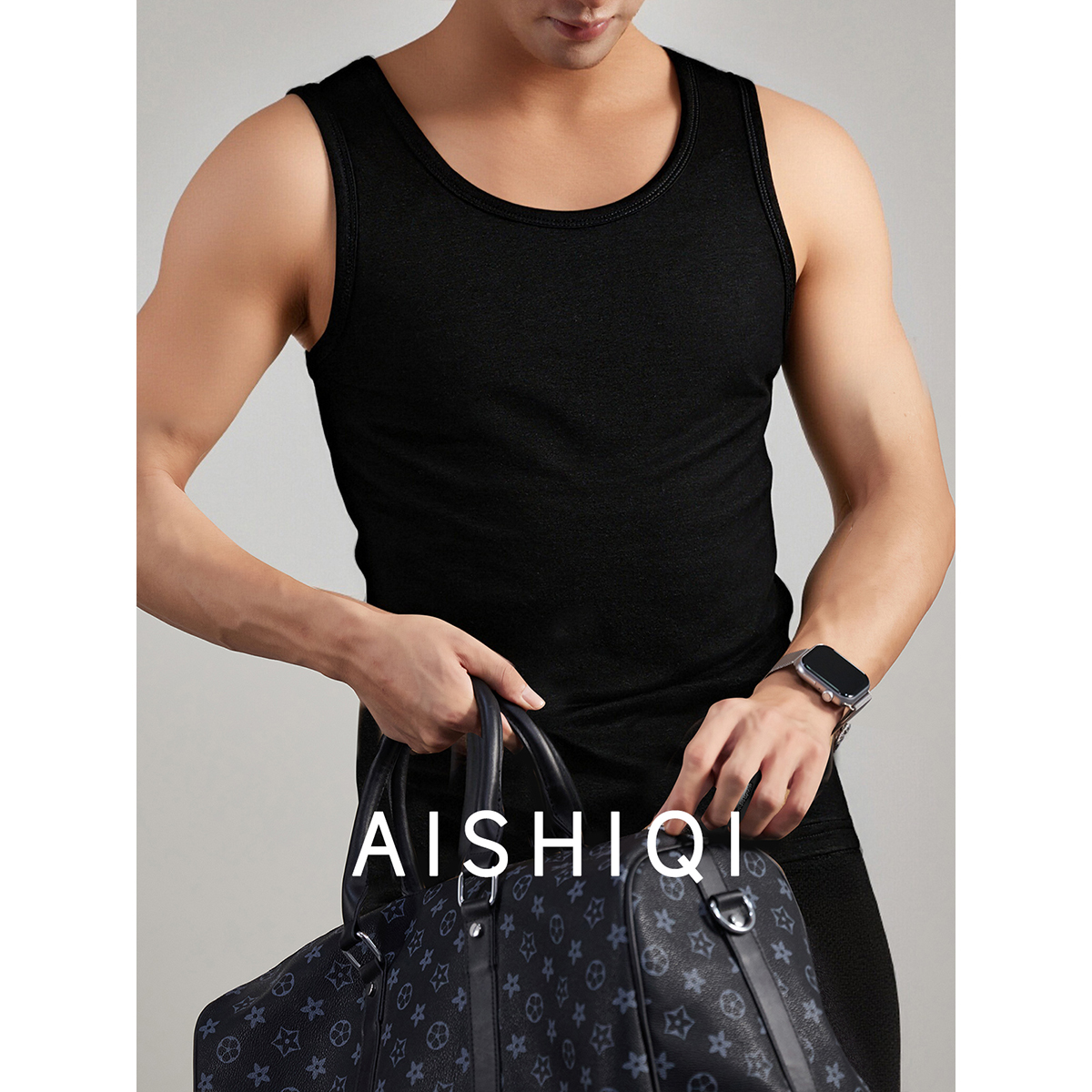 秋冬紧身无袖t恤内搭打底衫背心