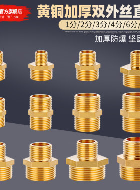 HVCHN/汇臣加厚防爆双外丝接头