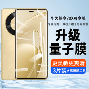 AL80a全屏保护眼享畅亨7ox高清防窥膜抗蓝光刚化贴膜 畅想70x手机膜BRE 适用华为畅享70X尊享版 钢化水凝膜新款