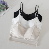 冰丝细肩带内衣女抹胸美背吊带背心无钢圈防走光文胸夏无磁过安检