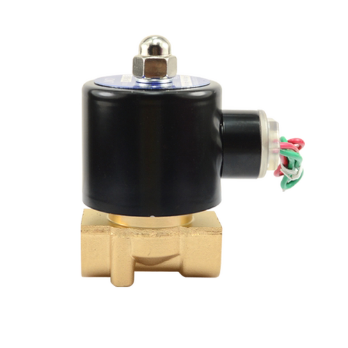 常闭电磁阀 水阀 气阀 3分小体 2w-040-10 AC220V DC24V 金磁正品
