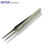 13精装 高弹性精细高精密不锈钢扁头镊子 VETUS镊子旗舰店