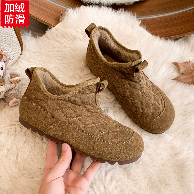 牛筋软底防滑雪地鞋中老年妈妈