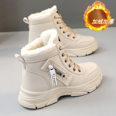 动休闲厚底防滑高帮保暖雪地靴