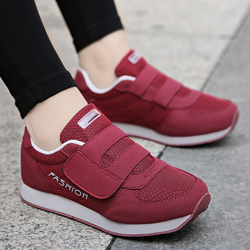 春秋季老人鞋女防滑中老年健步鞋轻便软底妈妈运动鞋婆婆休闲鞋子