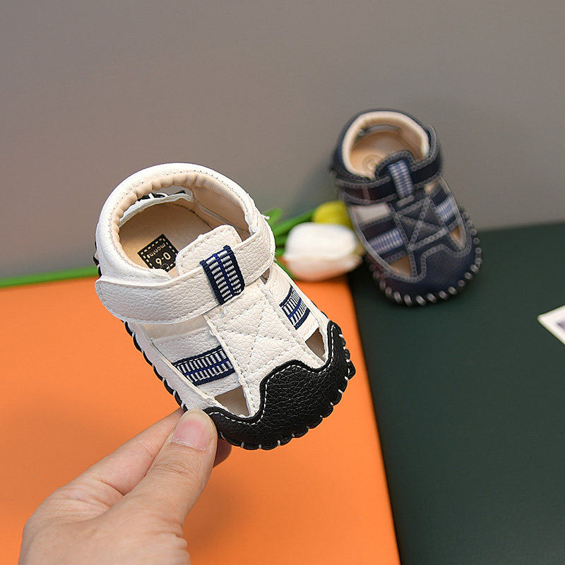 夏季0-1岁男宝宝软底学步鞋防滑56-12个月婴幼儿不掉防踢透气凉鞋,童鞋/婴儿鞋/亲子鞋,学步鞋,淘宝优惠券,粉丝福利购,淘宝优惠卷