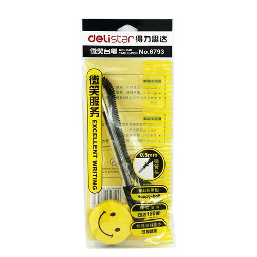 Deli 6793 Smile Table Pen Pen Office Нейтральная ручка.