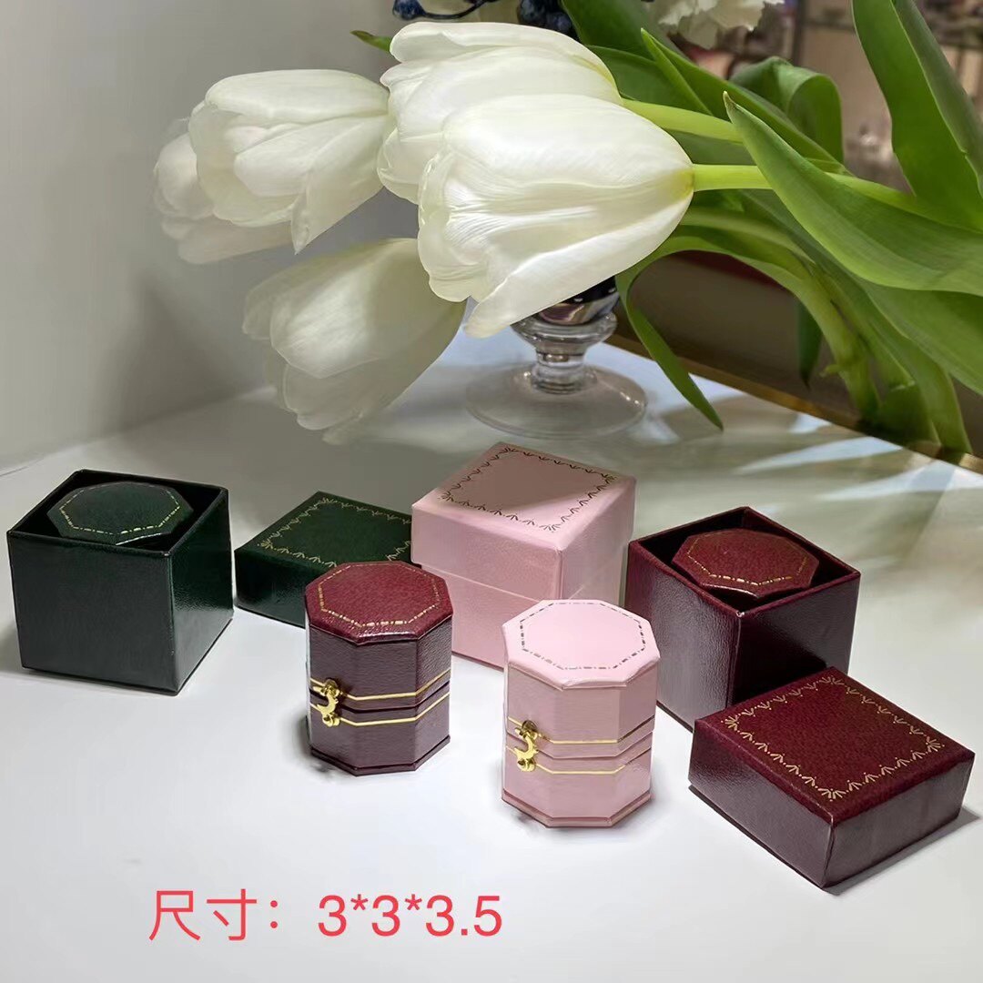 复古迷你戒指盒高端钻戒盒求婚婚礼仪式珠宝拍照珠宝道具首饰盒图片