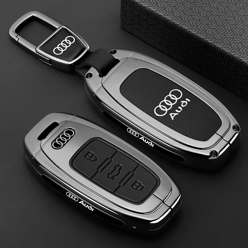 2012-2018款奥迪A6L钥匙套老款A4 A5 A6 A7 A8壳S6 S7 S8扣汽车男