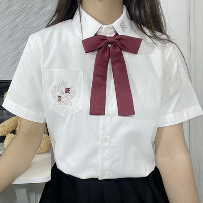 日系黑色极夜之歌刺绣学生jk制服