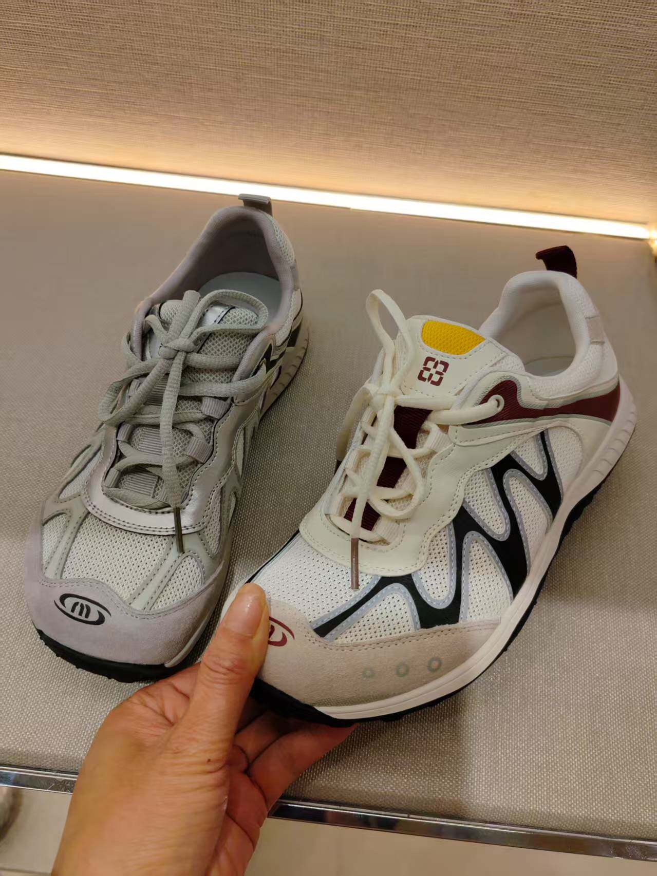 欧洲站厚底舒适真皮网面透气时尚休闲老爹鞋2026春夏新款休闲女鞋