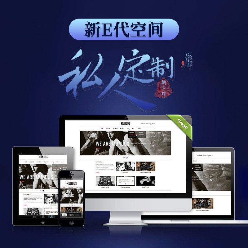 私人定制图片处理详情首页设计店铺装修视频剪辑ppt美工新e代空间