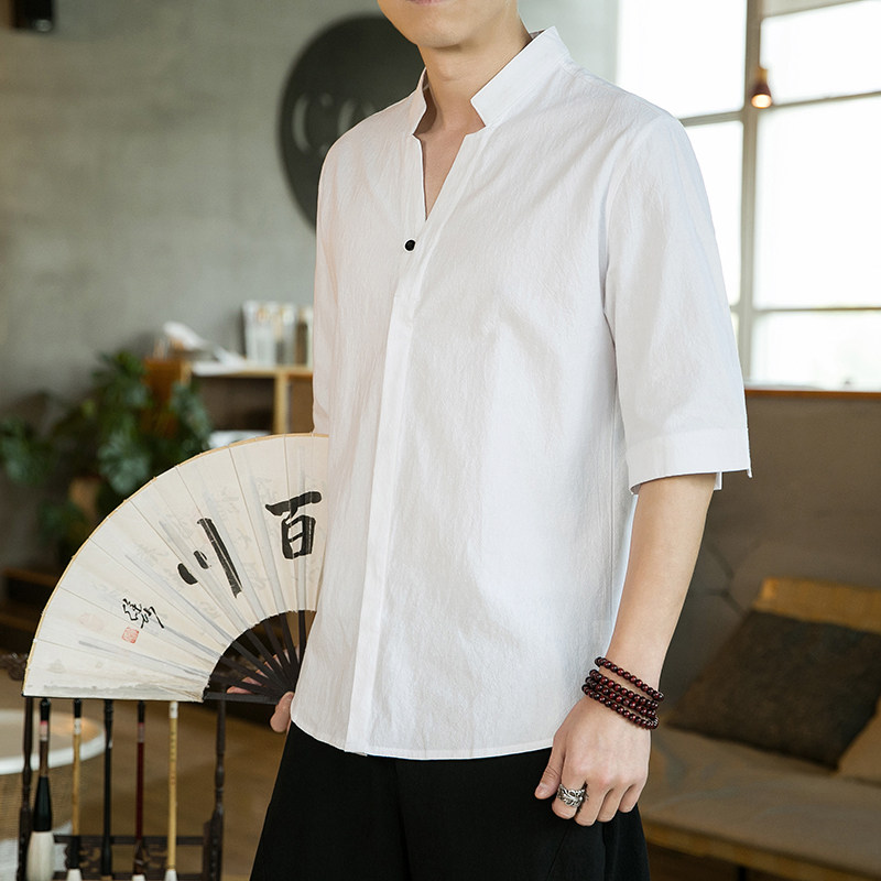 新风短袖衬衫男休闲男装潮流大码短袖衬衣414-H006-P35,男装衬衫,四季星座414