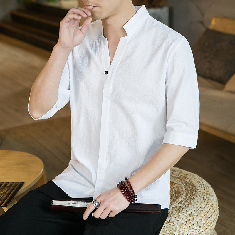 新风短袖衬衫男休闲男装潮流大码短袖衬衣414-H006-P35,男装衬衫,四季星座414