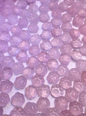 天然粉晶猫爪吊坠粉嫩百搭可爱卡通礼物粉水晶少女心闺蜜女包邮