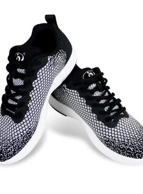 SH保龄球用品热销款PBS品牌专业保龄球鞋飞织面料黑色右手专用款