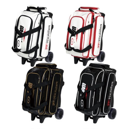 风暴新品保龄球拉杆式双球包