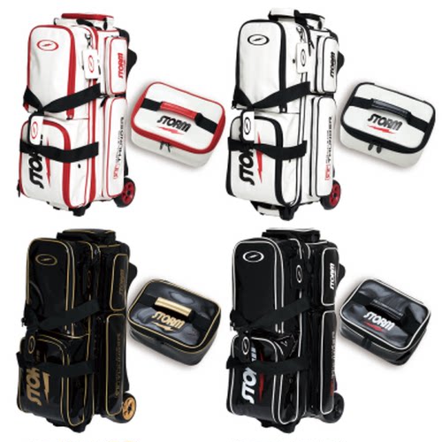 风暴新品保龄球拉杆式三球包