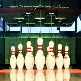 SH保龄球用品2022新款瑞德森保龄球吊瓶机设备球道保龄球道