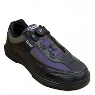 代购款Dexter品牌基础款黑色炫影保龄球鞋右手专用男女同款BOA款