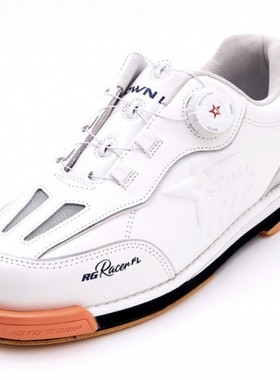 代购款Roto Grip品牌RacenFL保龄球鞋男女同款左右鞋底可互换白色