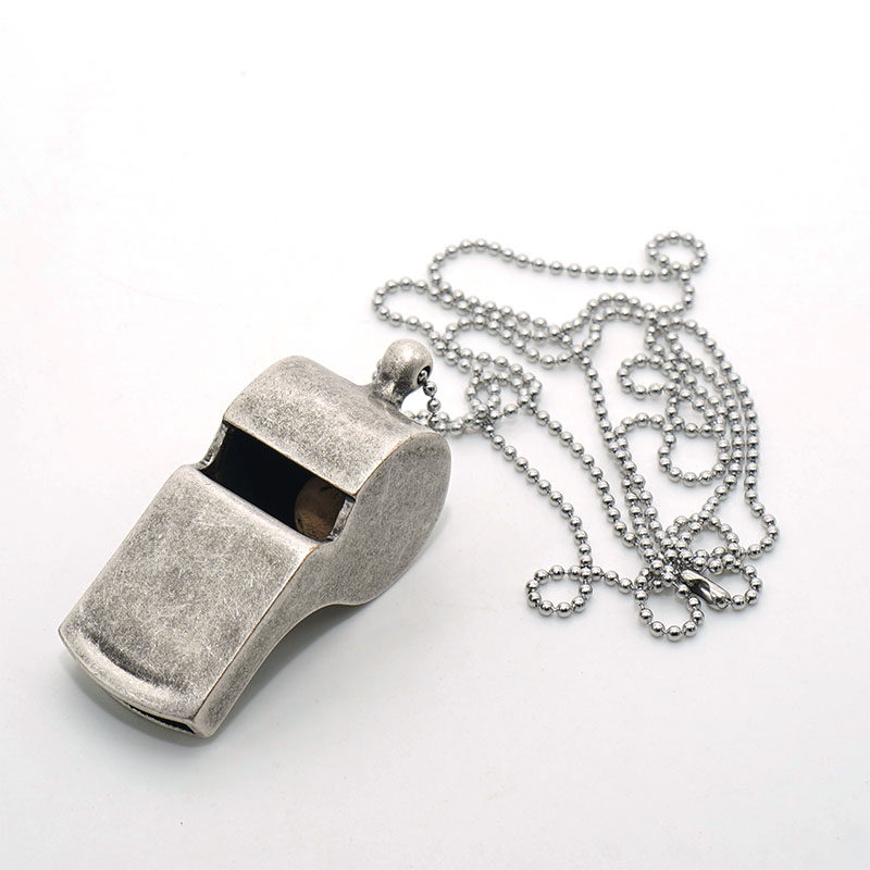 纯铜镀古银口哨 训练哨子 裁判导游老师儿童篮球比赛户外挂件