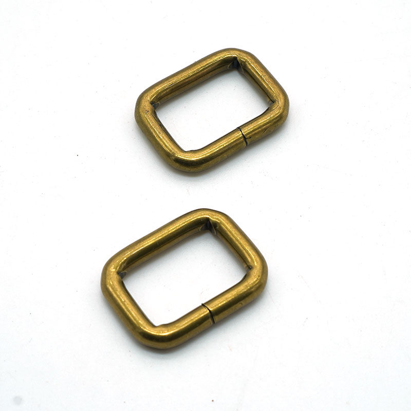 IRON HARDWARE ADJUSTING BUCKLE SQUARE BUCKLE MOUTH WORD RING BRONZE LUGGAGE HARDWARE ACCESSORIES PACKAGE BUCKLE 4.0*20*13MM