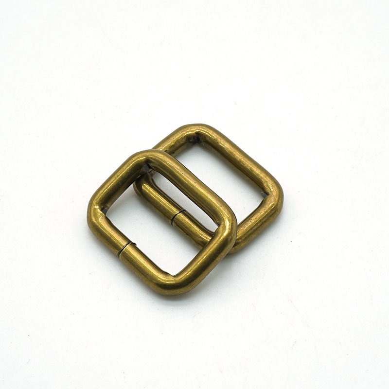 IRON HARDWARE ADJUSTING BUCKLE SQUARE BUCKLE MOUTH WORD RING BRONZE LUGGAGE HARDWARE ACCESSORIES PACKAGE BUCKLE 4.0*20*13MM