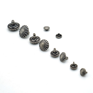 康桥扣 厂家直销箱包配件 锌合金菊花钉 撞钉 电镀古银色