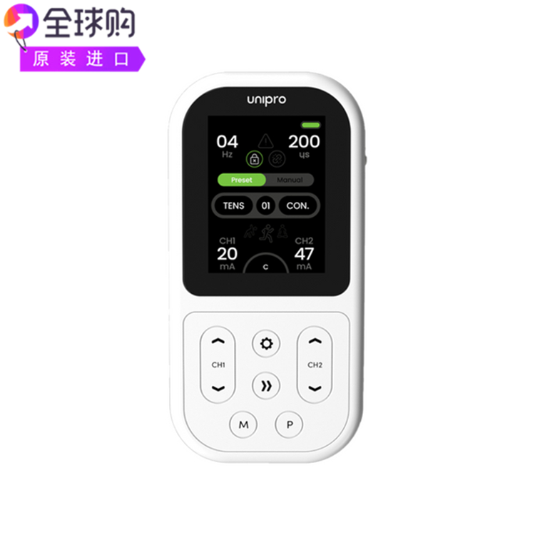 Unipro微电流缓解术后和关节疼痛助于肌肉训练适用于家庭和诊所