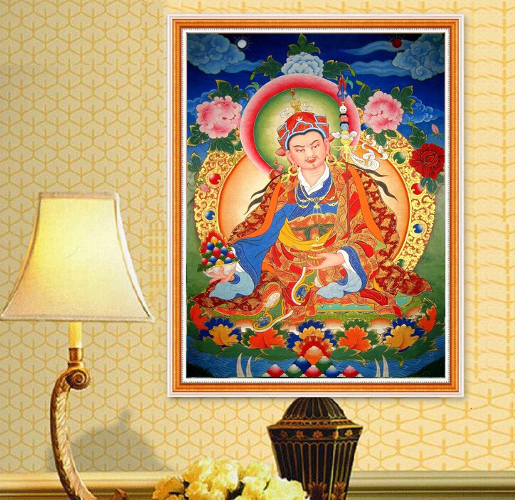 a living room Entrance decorate Vertical version Diamonds Full bore Guru Rinpoche Mammon Bodhisattva Buddha statue Thangka Cross stitch Round diamond new patternin the Home Fabric , Stitch &amp; Tools Accessories , Cross Stitch Kit  category - from Buy2taobao.com to provide professional Taobao agent buy service