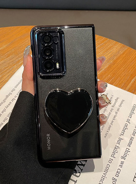 适用华为mateX5手机壳透明黑色X3RS保时捷支架X2典藏版简约XS2全包防摔荣耀magicV2RSR新款VS2折叠屏外壳男女