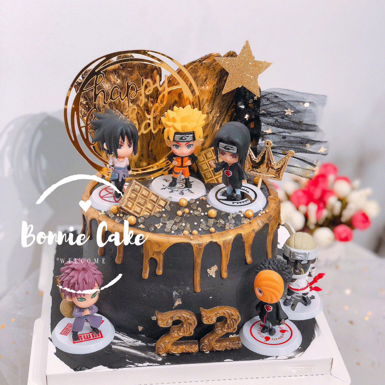 火影忍者生日蛋糕装饰