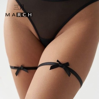 纯欲风暗黑简约腿环女