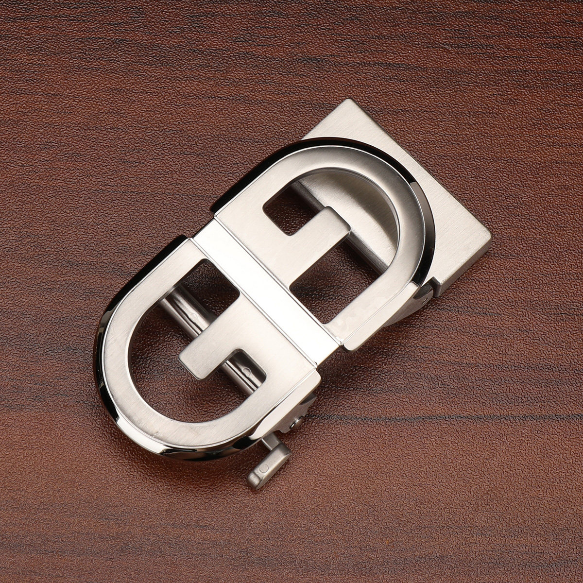 BINNUO双G字纯钢扣不锈钢自动扣