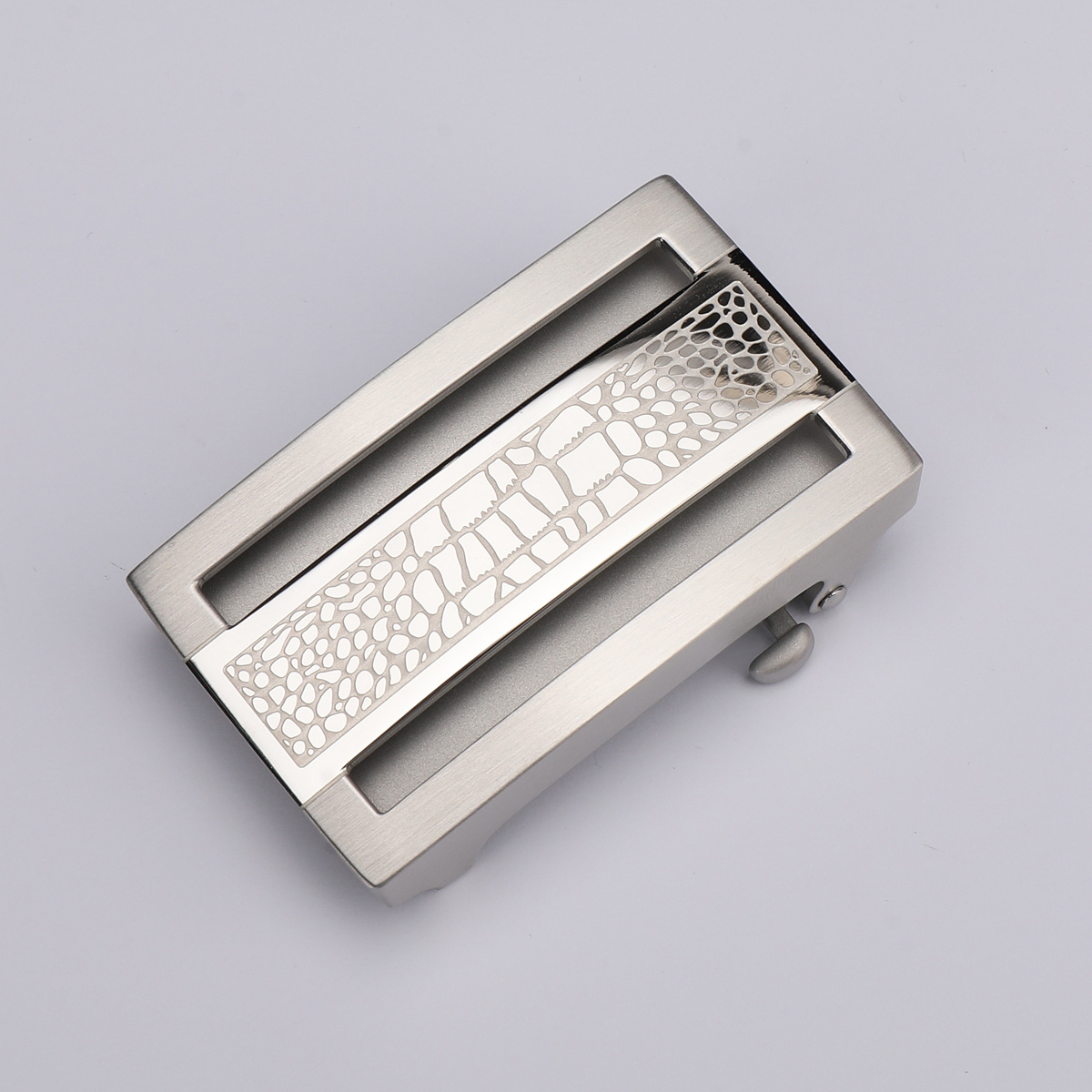 内穿式无牙无孔自动扣皮带腰带头