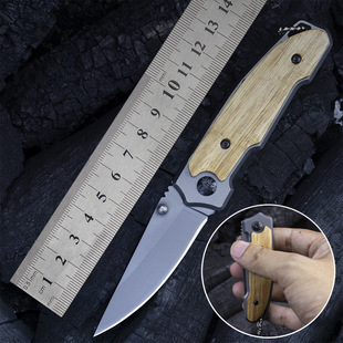 户外小刀防身折叠刀勃朗宁高硬度小军刀家用水果刀便携口袋刀具