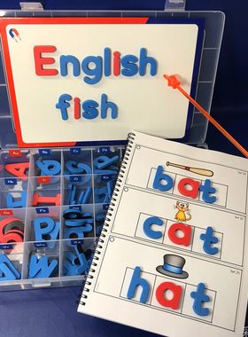26个英文字母磁力贴自然拼读教具