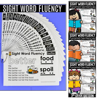 高频词220sightwords金字塔涂色