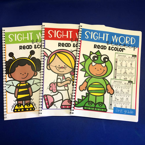 幼儿英语玩具sightword常见词高频词阅读句子理解练习册作业纸