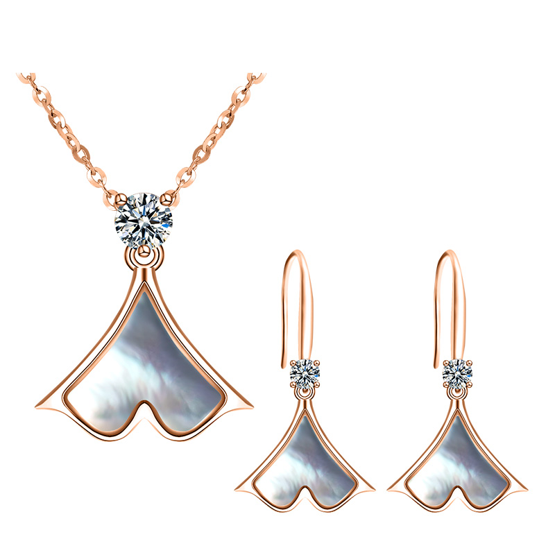 Dream carat S925 Silver Shell Earrings shell Pendant Necklace suit meet Paired with imitation diamonds Super Flashin the Accessories/Fashion Jewelry, Necklace  category - from Buy2taobao.com to provide professional Taobao agent buy service