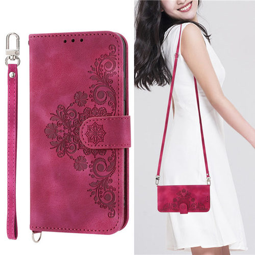 时尚新款OPPO手机壳带挂绳皮套