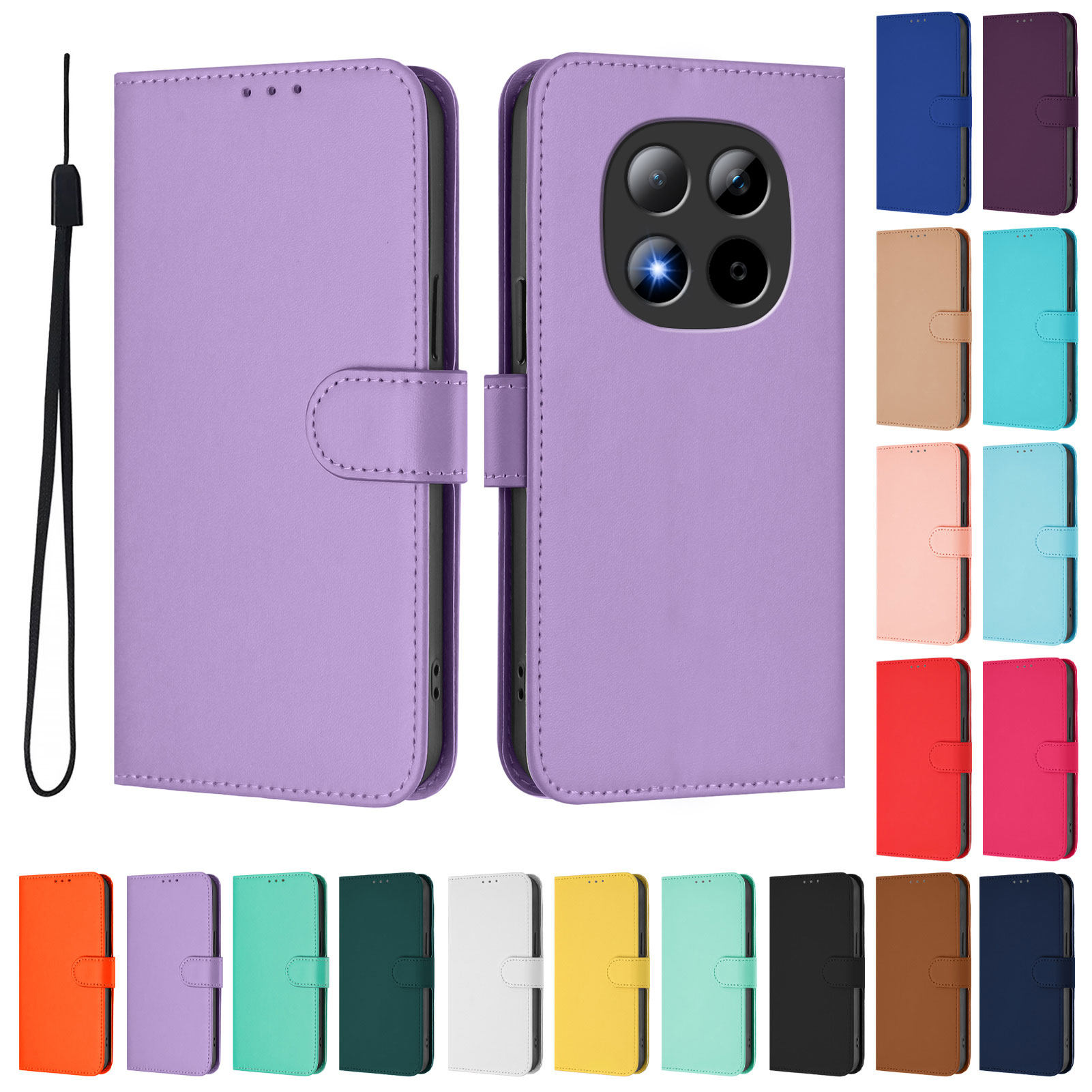 适用小米k90手机壳note14s翻盖式17商务保护turbo5max软poco皮套x8pro痛壳简约5g防摔男士redmi15r女生f7硅胶