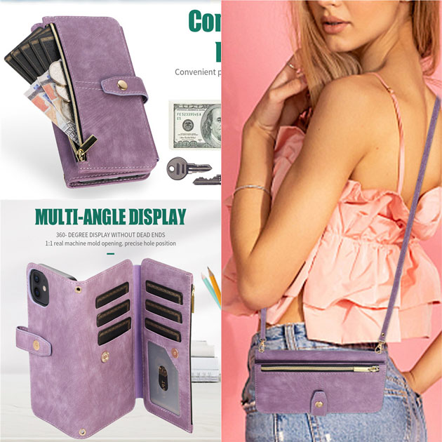 小米pocoX3系列插卡挂绳手机套