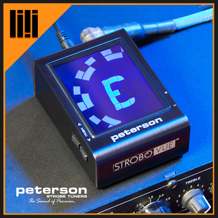 美国Peterson STROBO VUE吉他贝斯频闪PURE BUFFER OUTPUT调音表