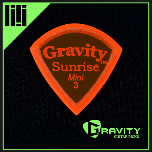 美国Gravity浇铸亚克力手工拨片