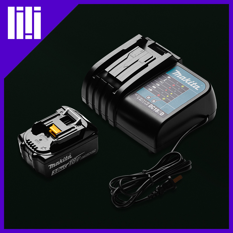 牧田原装通用锂电池18v充电器