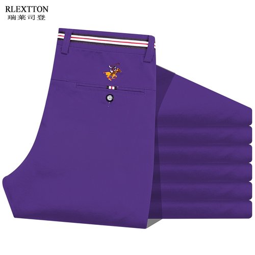 潮牌男士长裤彩色休闲裤