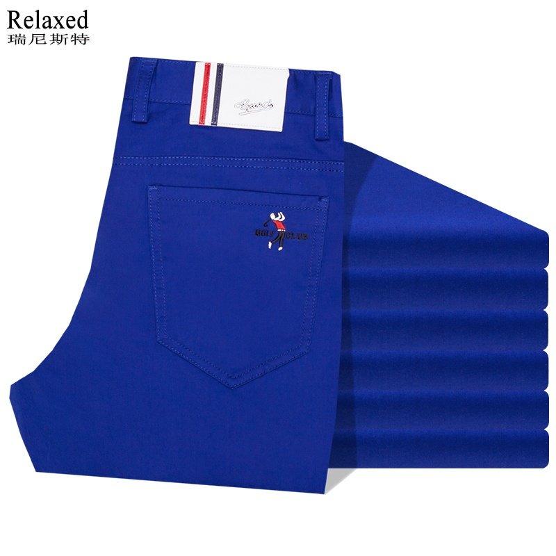 品牌男裤子纯棉弹力彩色长裤男装裤春夏季高尔夫球直筒休闲裤高档|msdalam kategori Pakaian Lelaki, seluar santai - dari Buy2taobao.com untuk memberikan perkhidmatan ejen Taobao profesional membeli